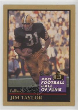 1991 Enor Pro Football Hall of Fame - [Base] #136 - Jim Taylor