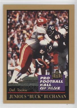 1991 Enor Pro Football Hall of Fame - [Base] #21 - Junious Buchanan