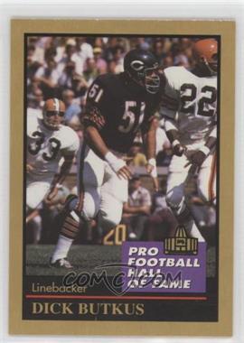 1991 Enor Pro Football Hall of Fame - [Base] #22 - Dick Butkus