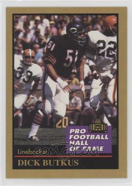 1991 Enor Pro Football Hall of Fame - [Base] #22 - Dick Butkus