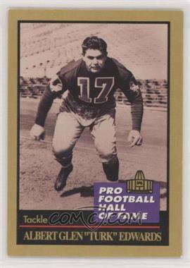 1991 Enor Pro Football Hall of Fame - [Base] #38 - Turk Edwards [EX to NM]