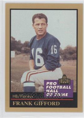 1991 Enor Pro Football Hall of Fame - [Base] #46 - Frank Gifford