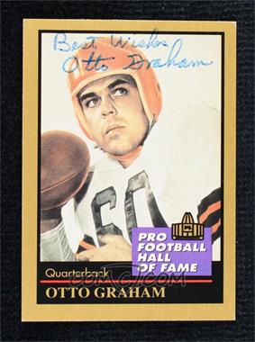 1991 Enor Pro Football Hall of Fame - [Base] #48 - Otto Graham [JSA Certified COA Sticker]