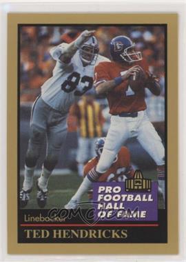 1991 Enor Pro Football Hall of Fame - [Base] #61 - Ted Hendricks