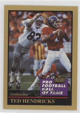 1991 Enor Pro Football Hall of Fame - [Base] #61 - Ted Hendricks