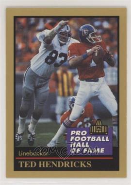 1991 Enor Pro Football Hall of Fame - [Base] #61 - Ted Hendricks