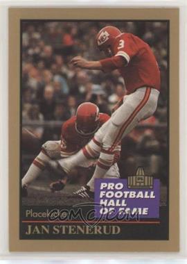 1991 Enor Pro Football Hall of Fame - Promo #5 - Jan Stenerud