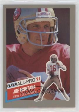 1991 Fleer - All-Pro #19 - Joe Montana