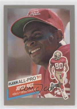 1991 Fleer - All-Pro #20 - Jerry Rice [Good to VG‑EX]