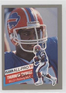 1991 Fleer - All-Pro #26 - Thurman Thomas
