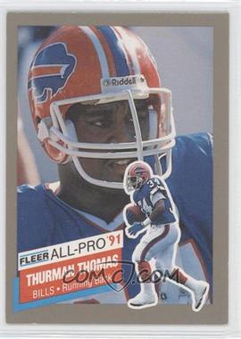 1991 Fleer - All-Pro #26 - Thurman Thomas