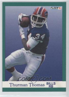 1991 Fleer - [Base] #14 - Thurman Thomas