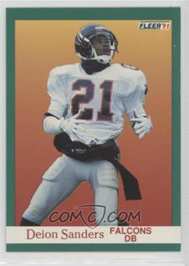 1991 Fleer - [Base] #210 - Deion Sanders