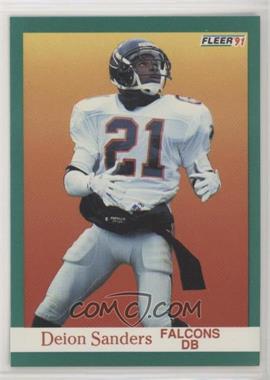 1991 Fleer - [Base] #210 - Deion Sanders