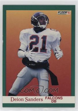 1991 Fleer - [Base] #210 - Deion Sanders [EX to NM]