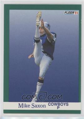 1991 Fleer - [Base] #236 - Mike Saxon [EX to NM]