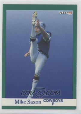 1991 Fleer - [Base] #236 - Mike Saxon [EX to NM]