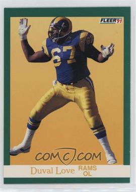 1991 Fleer - [Base] #272 - Duval Love