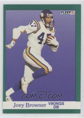 1991 Fleer - [Base] #278 - Joey Browner