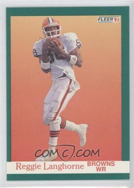 1991 Fleer - [Base] #37 - Reggie Langhorne