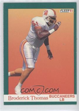 1991 Fleer - [Base] #381 - Broderick Thomas