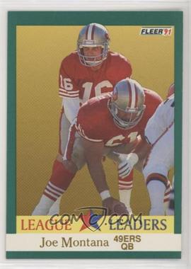 1991 Fleer - [Base] #408 - Joe Montana