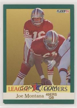 1991 Fleer - [Base] #408 - Joe Montana [EX to NM]