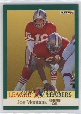 1991 Fleer - [Base] #408 - Joe Montana