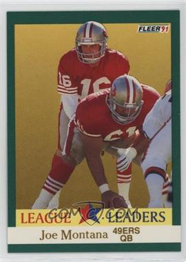 1991 Fleer - [Base] #408 - Joe Montana