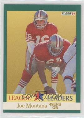 1991 Fleer - [Base] #408 - Joe Montana