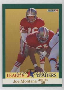 1991 Fleer - [Base] #408 - Joe Montana