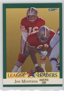 1991 Fleer - [Base] #408 - Joe Montana