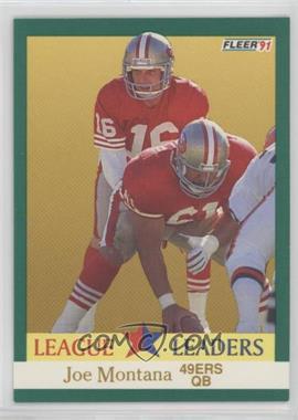 1991 Fleer - [Base] #408 - Joe Montana