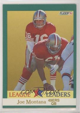 1991 Fleer - [Base] #408 - Joe Montana [EX to NM]