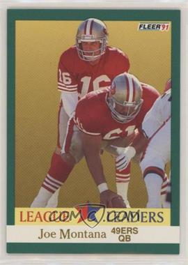 1991 Fleer - [Base] #408 - Joe Montana