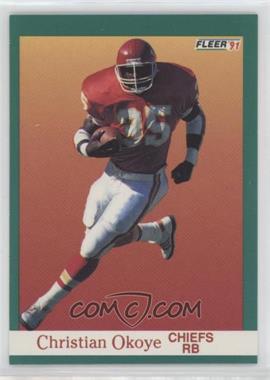 1991 Fleer - [Base] #96 - Christian Okoye