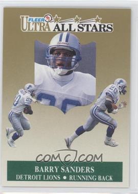 1991 Fleer Ultra - All-Stars #1 - Barry Sanders