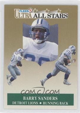 1991 Fleer Ultra - All-Stars #1 - Barry Sanders