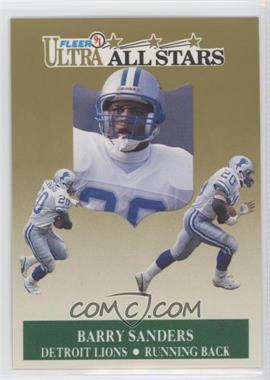 1991 Fleer Ultra - All-Stars #1 - Barry Sanders