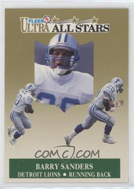 1991 Fleer Ultra - All-Stars #1 - Barry Sanders