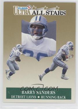 1991 Fleer Ultra - All-Stars #1 - Barry Sanders