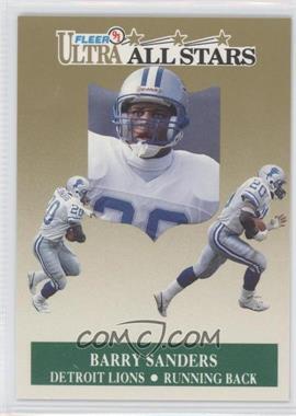 1991 Fleer Ultra - All-Stars #1 - Barry Sanders