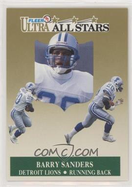 1991 Fleer Ultra - All-Stars #1 - Barry Sanders