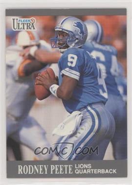 1991 Fleer Ultra - [Base] #168 - Rodney Peete