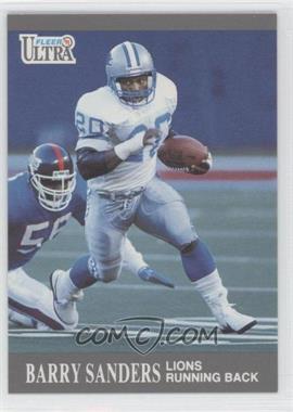 1991 Fleer Ultra - [Base] #169 - Barry Sanders