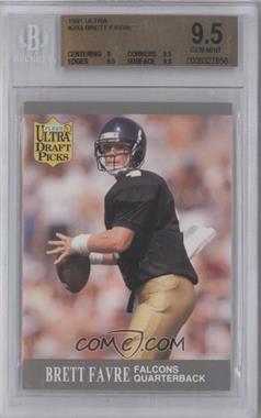 1991 Fleer Ultra - [Base] #283 - Brett Favre  [BGS 9.5 GEM MINT]