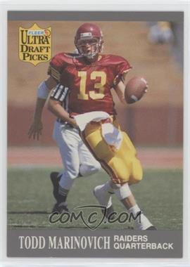 1991 Fleer Ultra - [Base] #287 - Todd Marinovich