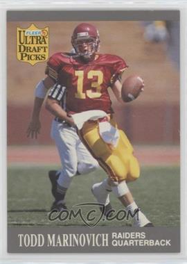 1991 Fleer Ultra - [Base] #287 - Todd Marinovich