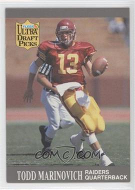 1991 Fleer Ultra - [Base] #287 - Todd Marinovich