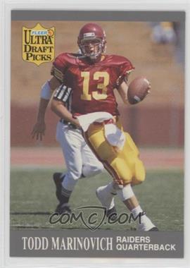 1991 Fleer Ultra - [Base] #287 - Todd Marinovich